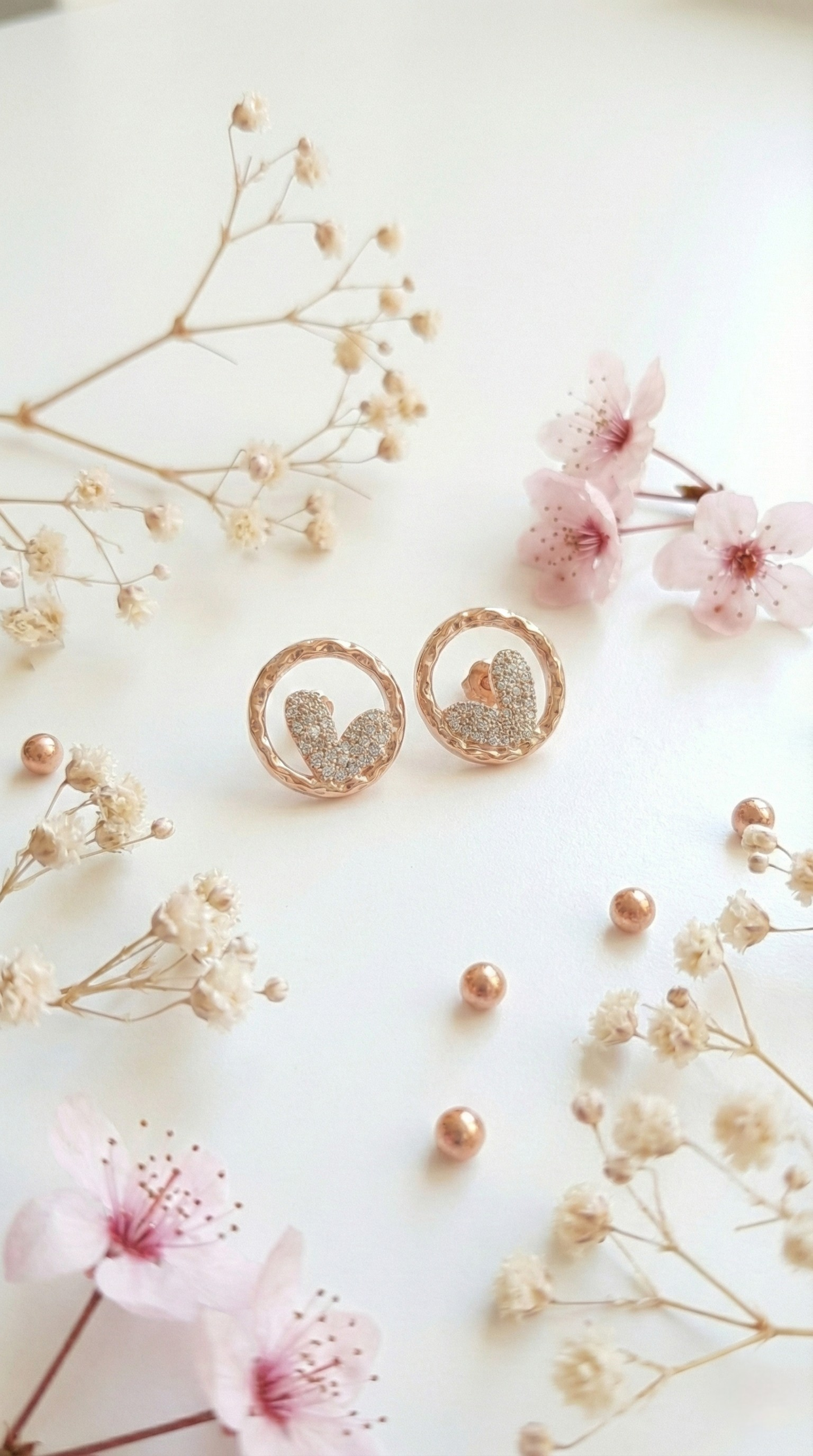 Velin Amour Stud Earrings | 925 Sterling Silver