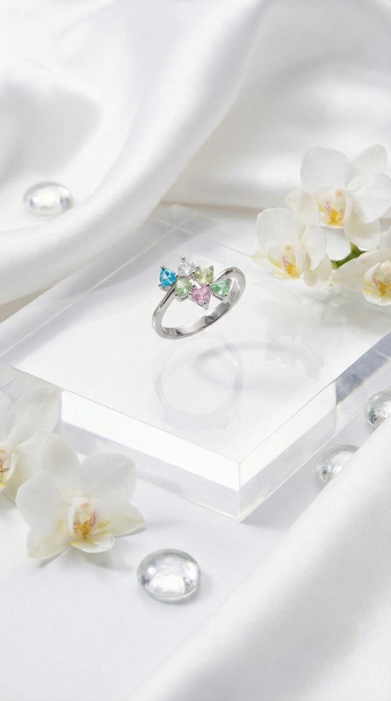 Pastella Bloom Ring | 925 Sterling Silver