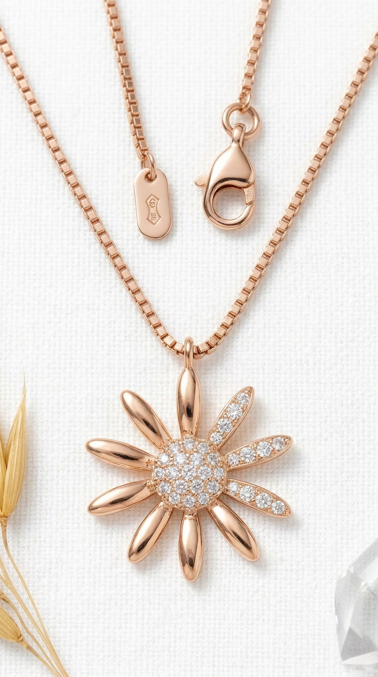 Floraé Bloom Pendant Necklace | 925 Sterling Silver