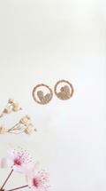 Velin Amour Stud Earrings | 925 Sterling Silver