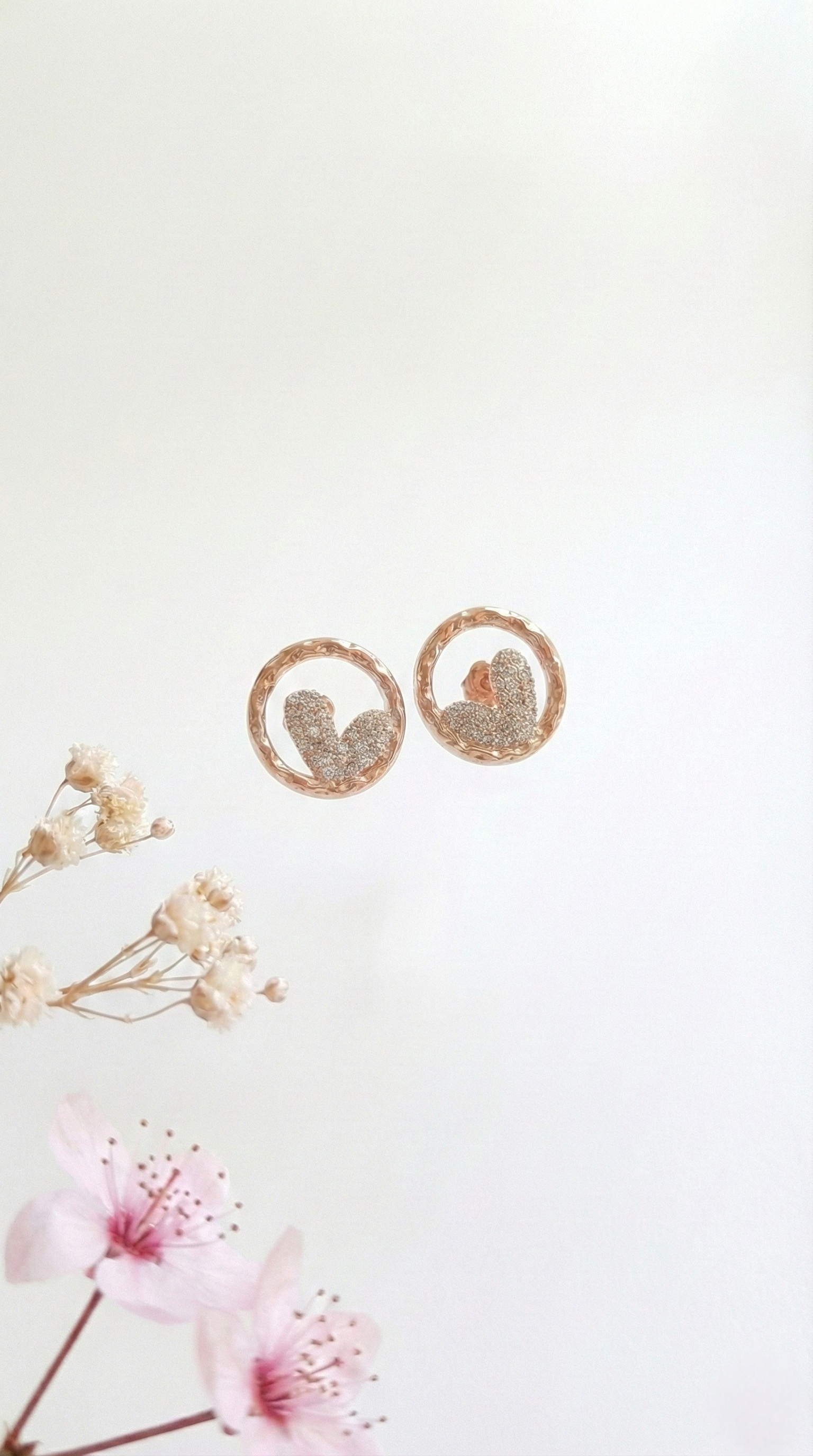 Velin Amour Stud Earrings | 925 Sterling Silver