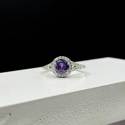 Amethyst Aura Ring