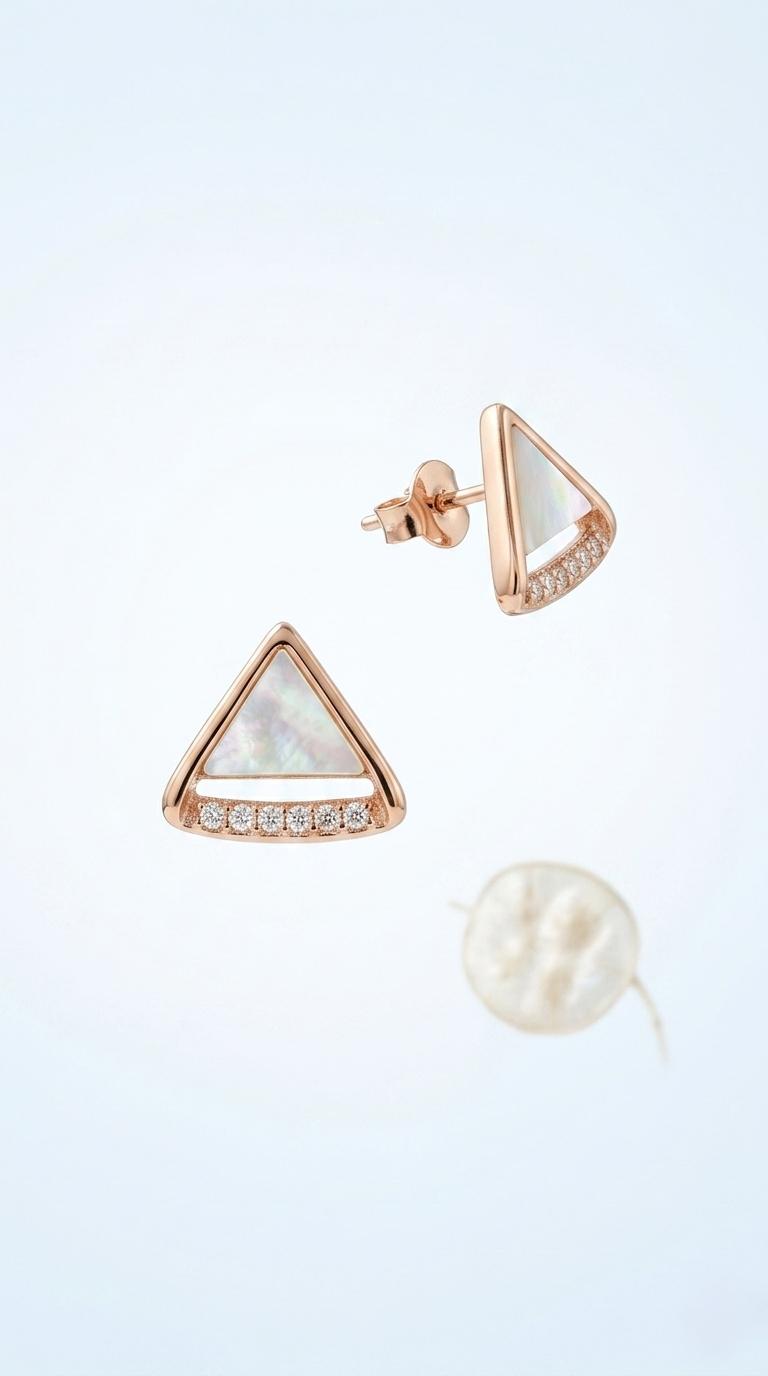 Caelin Prism Studs | 925 Sterling Silver