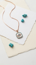 Azura Evil Eye Pendant | 925 Sterling Silver