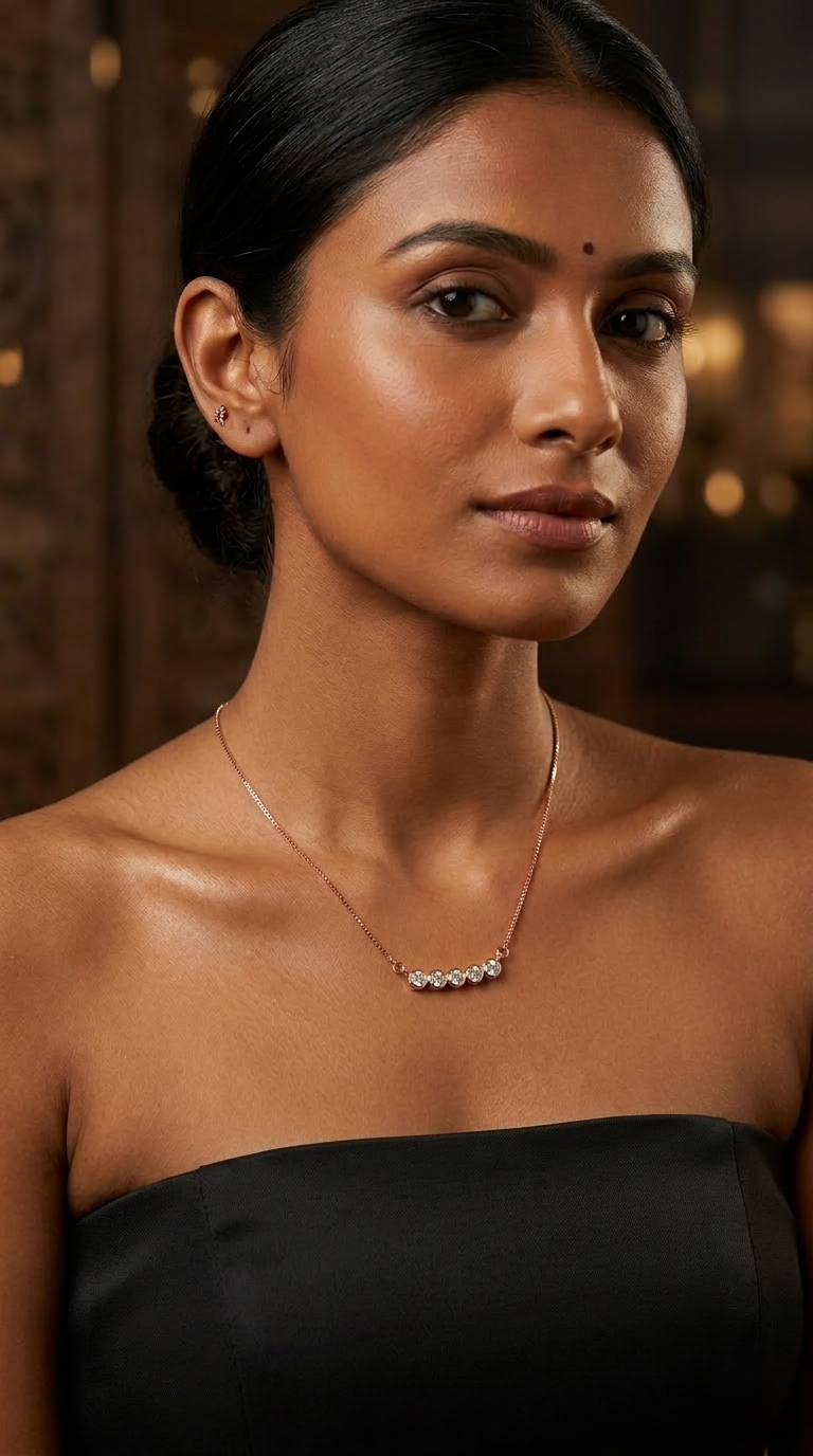Avenor Bezel Bar Pendant  | 925 Sterling Silver