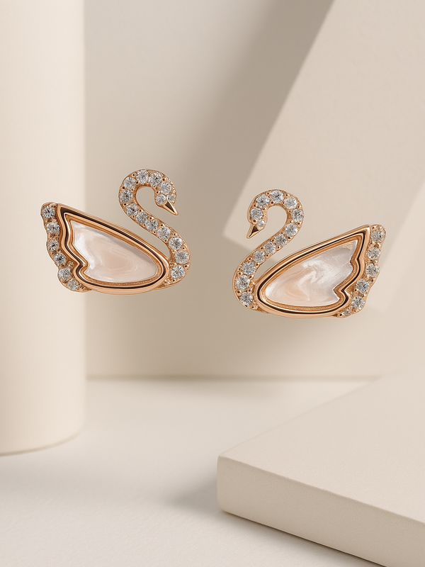 Swanelle Lumière Studs Earring | 925 Sterling Silver