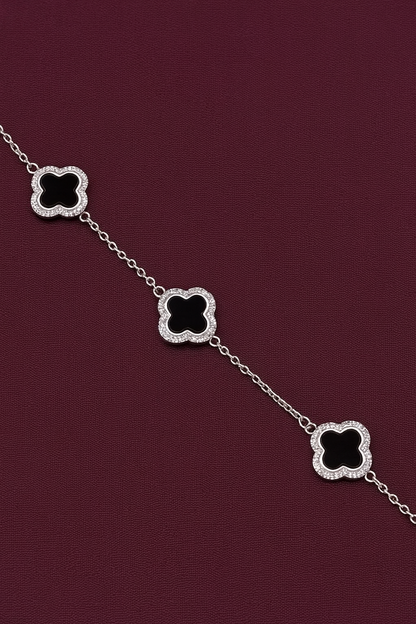 Noir Clover Bracelet
