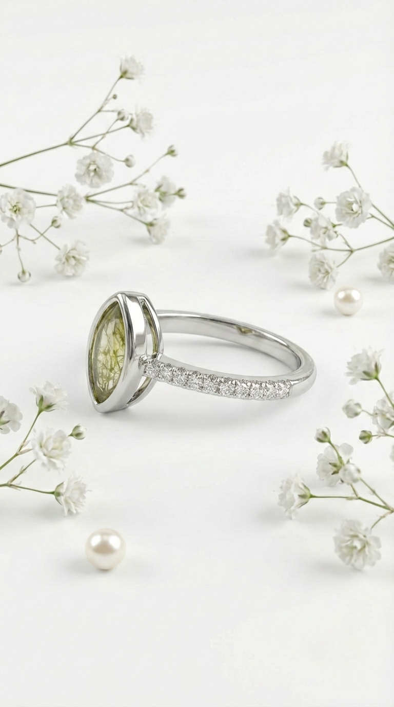 Amber Ray Ring | 925 Sterling Silver