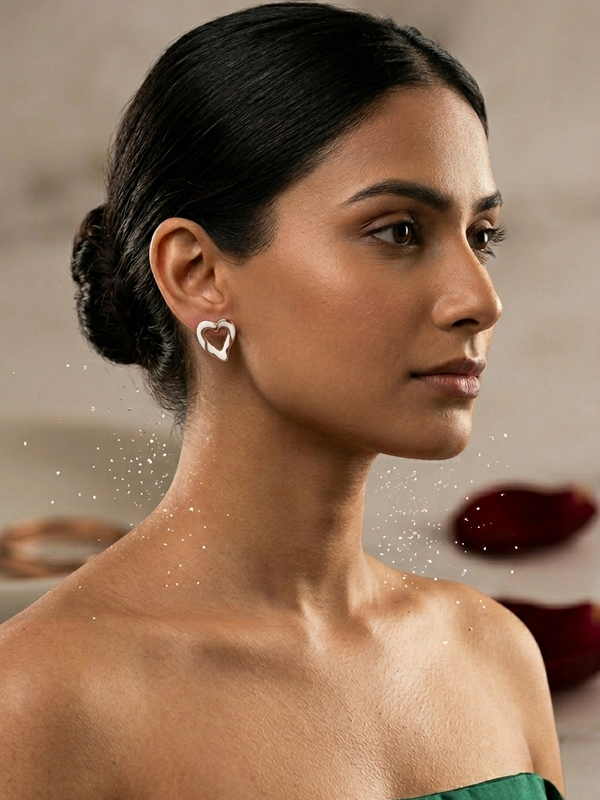 Eros Form Studs | 925 Sterling Silver
