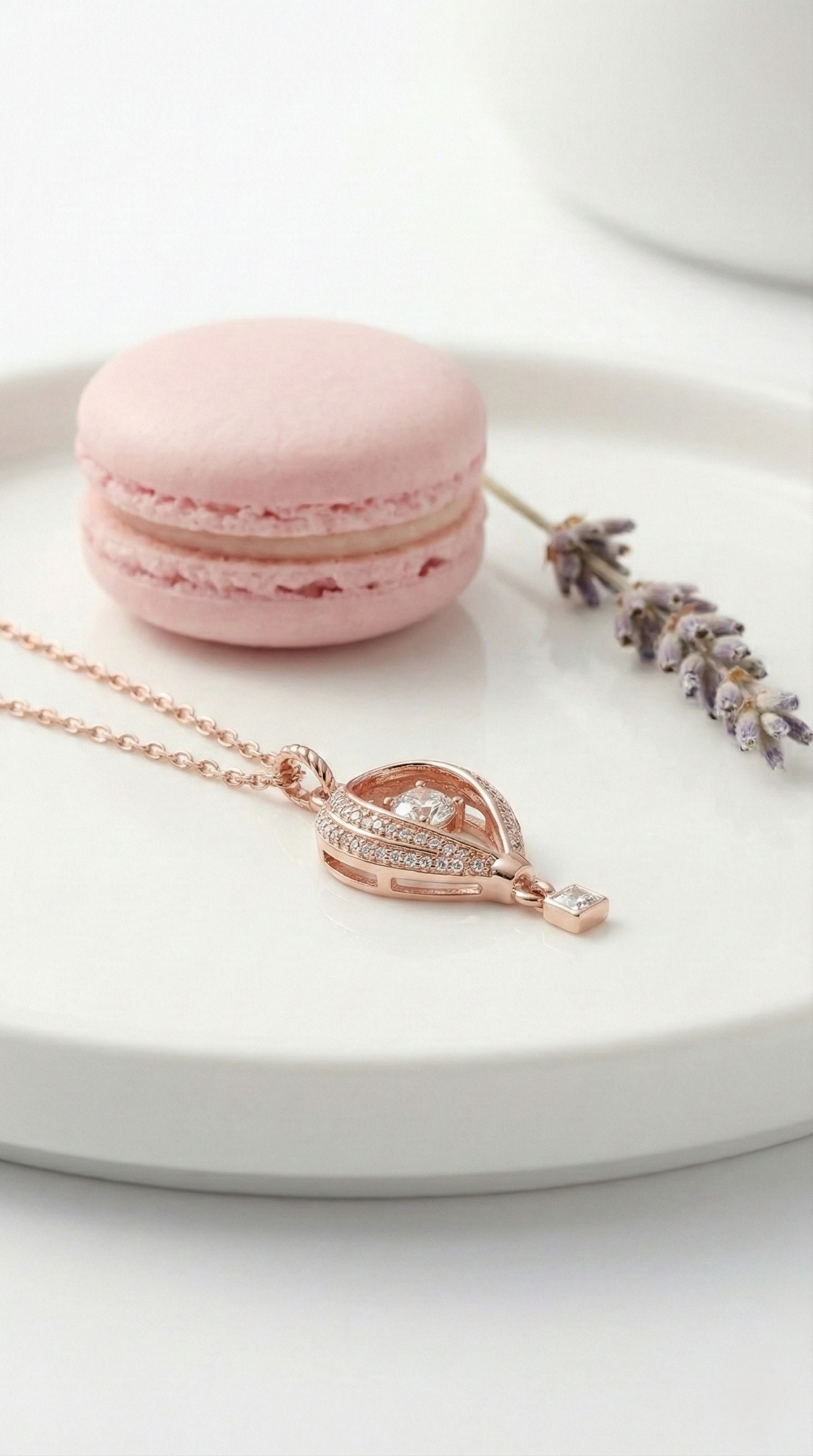Serenova Teardrop Pendant Necklace | 925 Sterling Silver