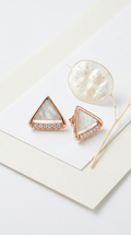 Caelin Prism Studs | 925 Sterling Silver