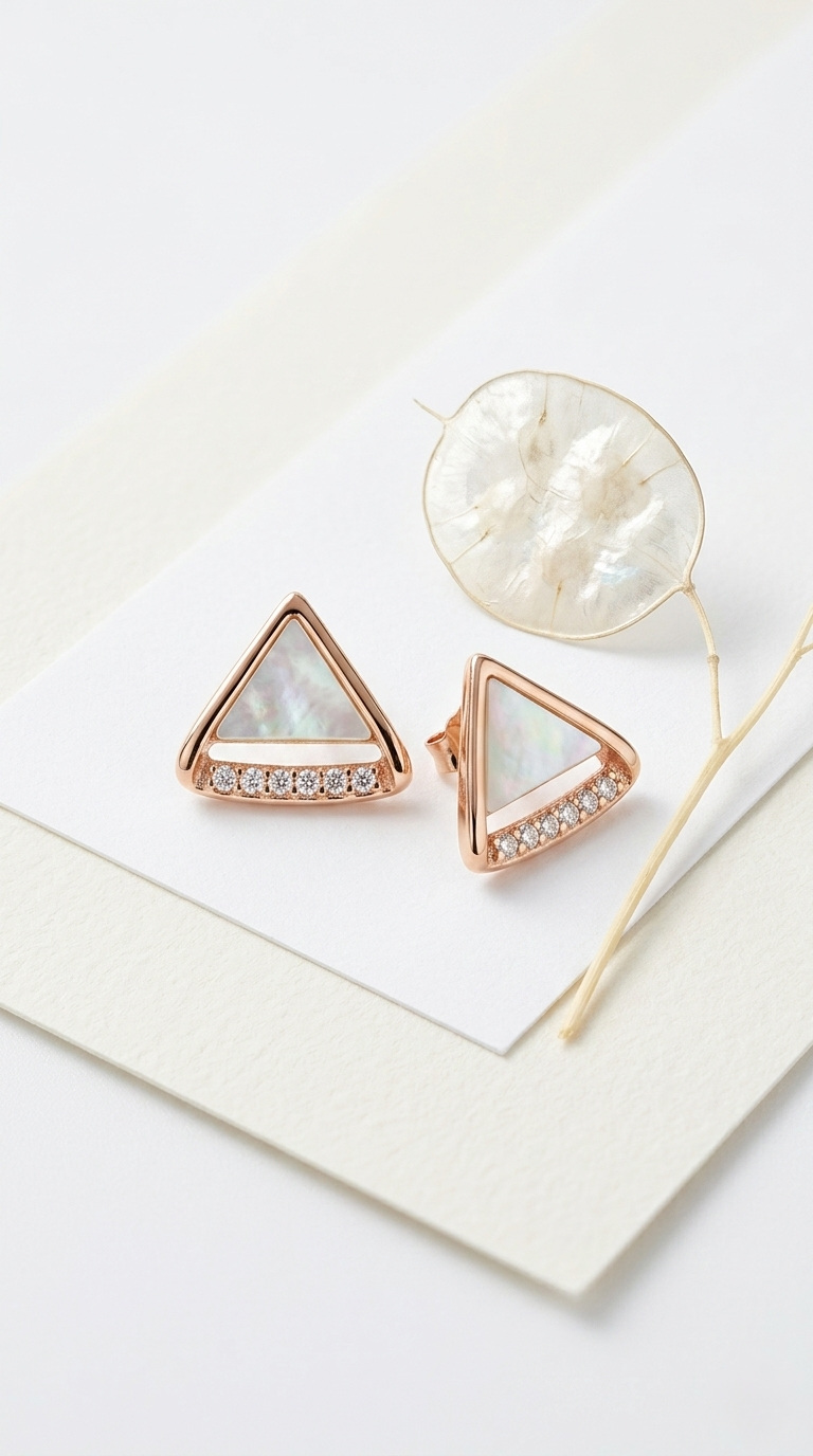 Caelin Prism Studs | 925 Sterling Silver