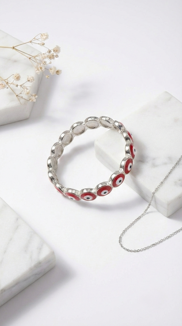Nazara Scarlet Eternity Ring | 925 Sterling Silver