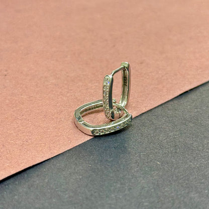 Modern Contour Hoop Earrings
