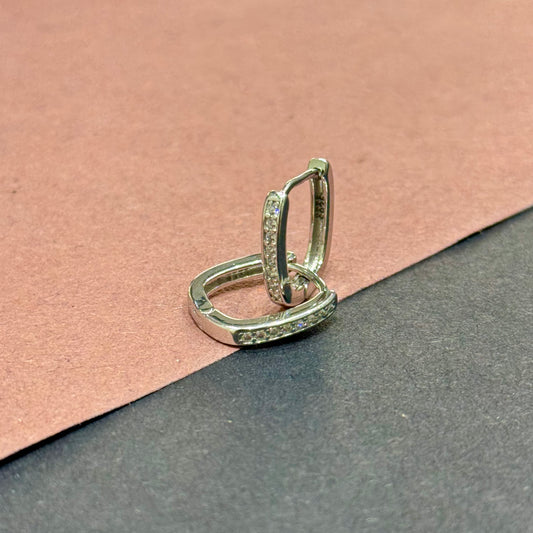 Modern Contour Hoop Earrings