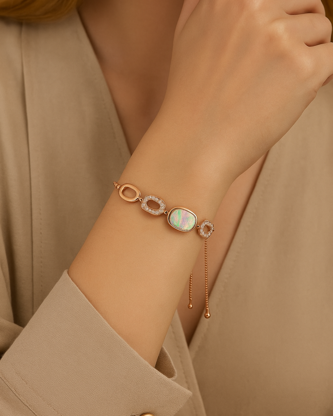 Modern Mosaic Bracelet Sterling Silver