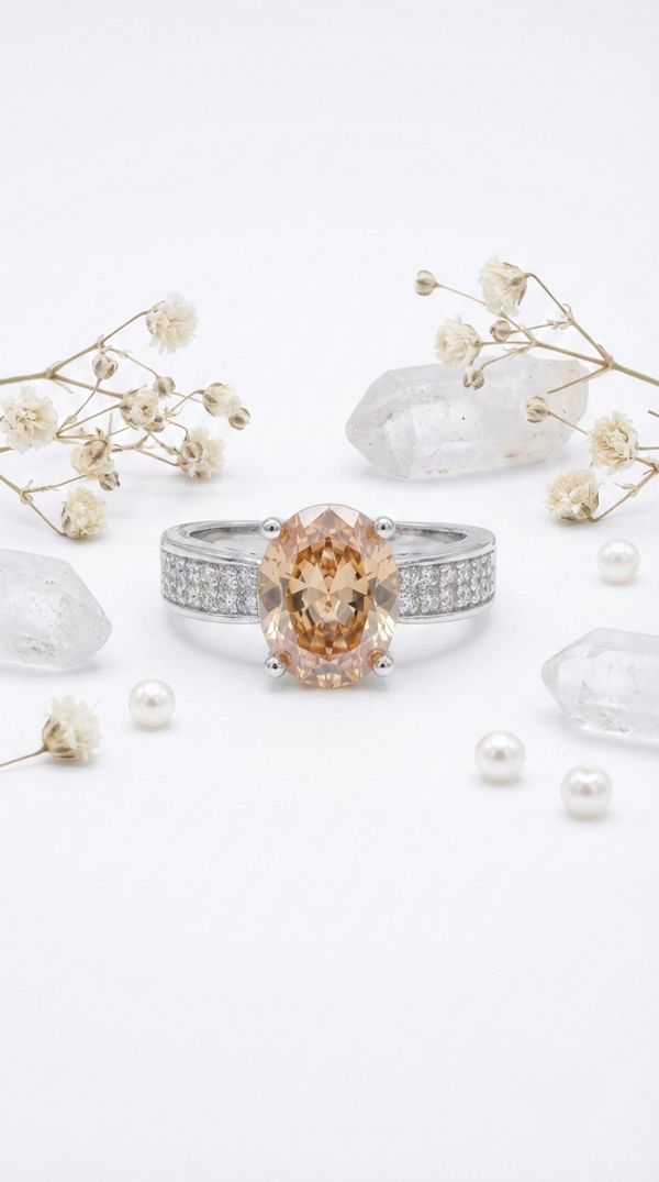 Solara Radiance Ring | 925 Sterling Silver