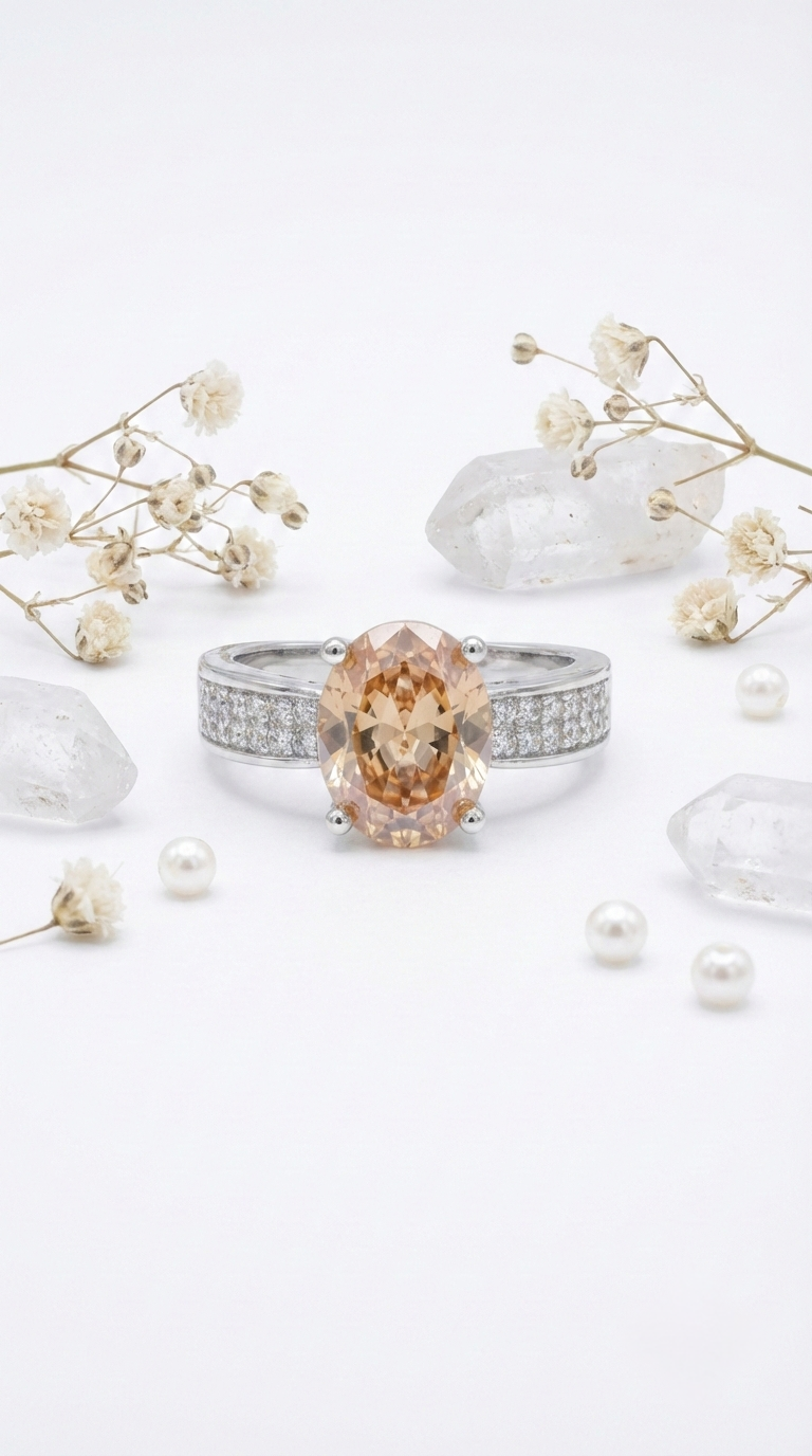 Solara Radiance Ring | 925 Sterling Silver