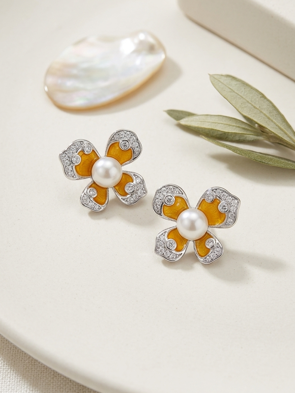 Zuri Bloom Studs | 925 Sterling Silver