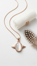 Elara Angel Pendant Necklace | 925 Sterling Silver