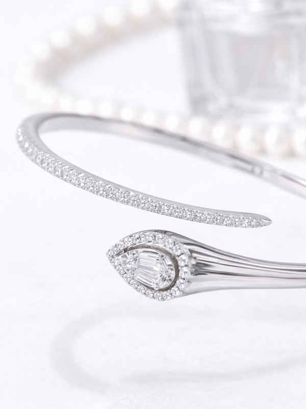 Virelle Cuff Bracelet | 925 Sterling Silver