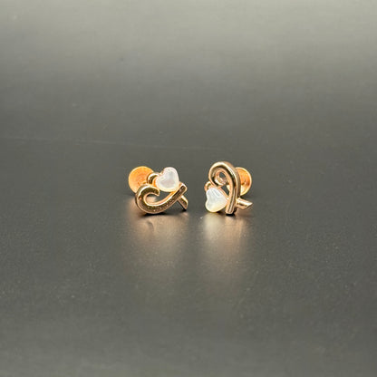Eternal Heart Studs Earrings