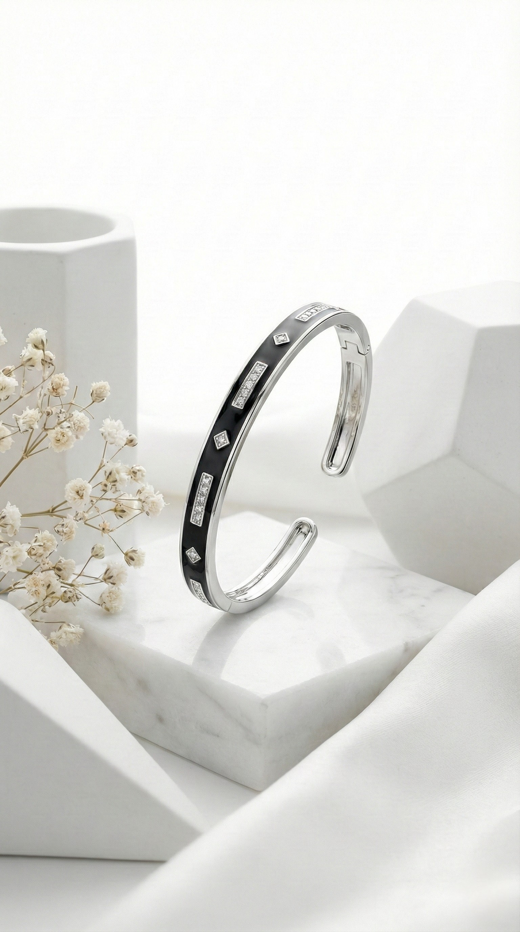 Vanta Edge Cuff Kada | 925 Sterling Silver