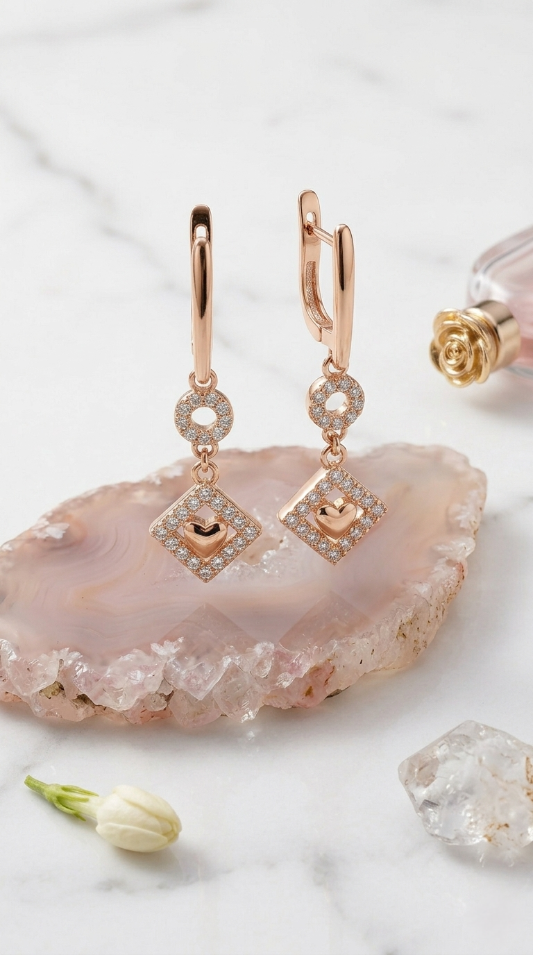 Axiom Heart Drops | 925 Sterling Silver