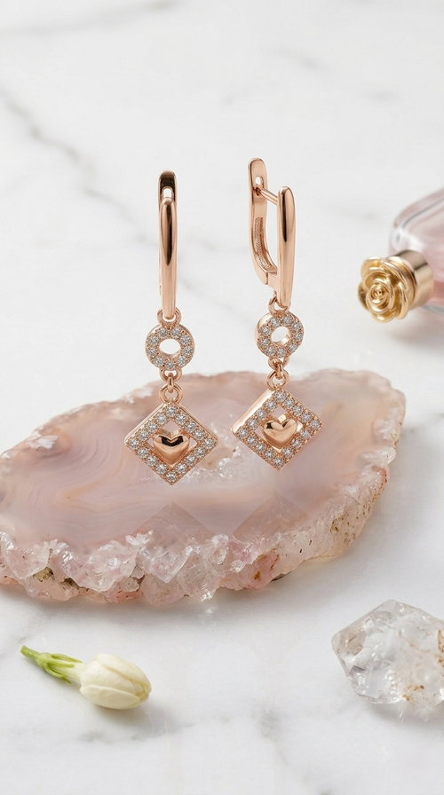 Axiom Heart Drops | 925 Sterling Silver