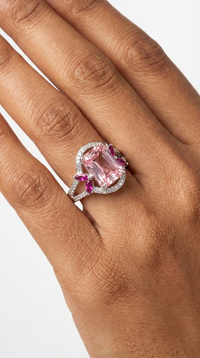 Fuchsia Bloom Ring | 925 Sterling Silver