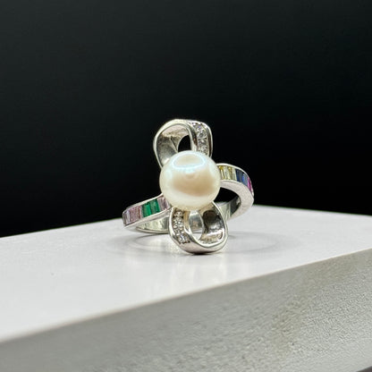 Aurora Pearl Ring
