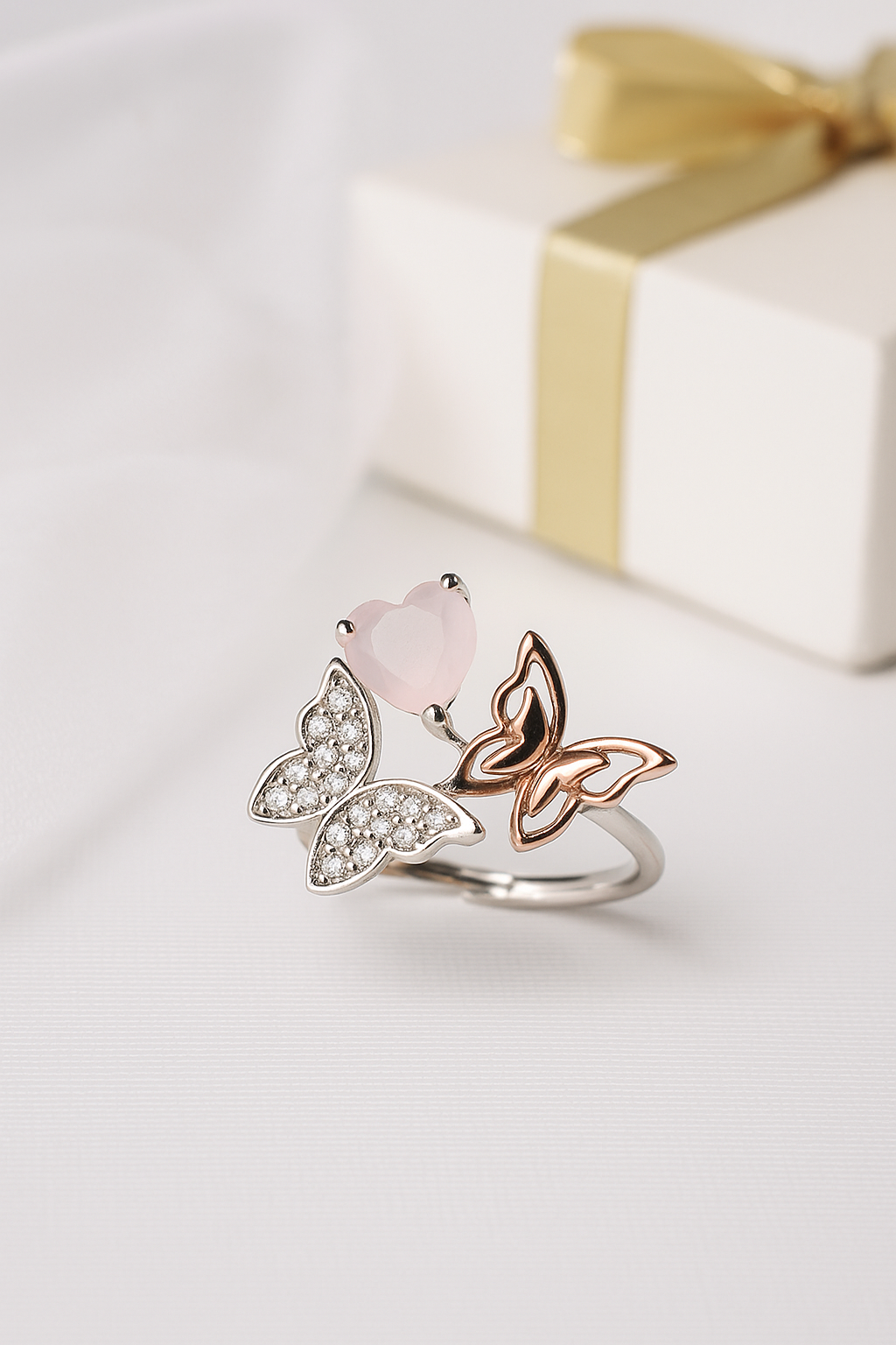Flutter Heart Ring | 925 Sterling Silver