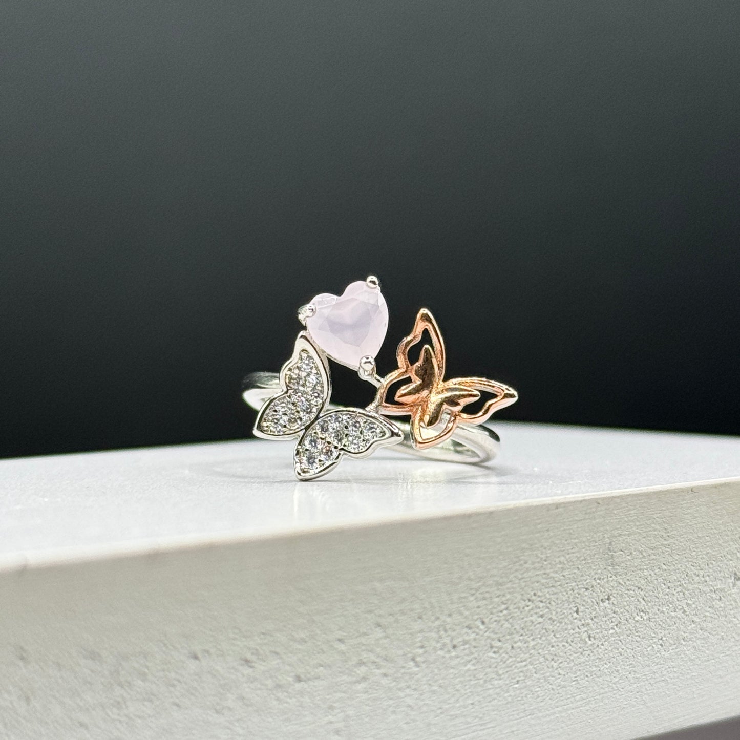 Flutter Heart Ring