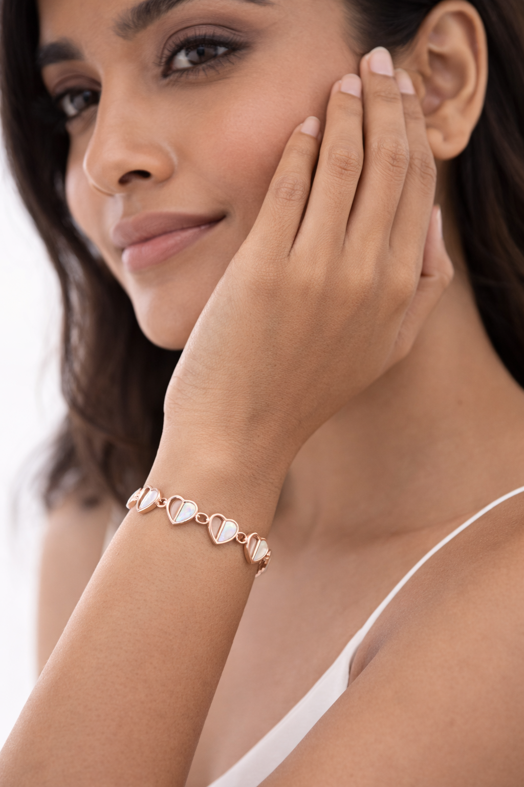 Luminous Heart Bracelet | 925 Sterling Silver