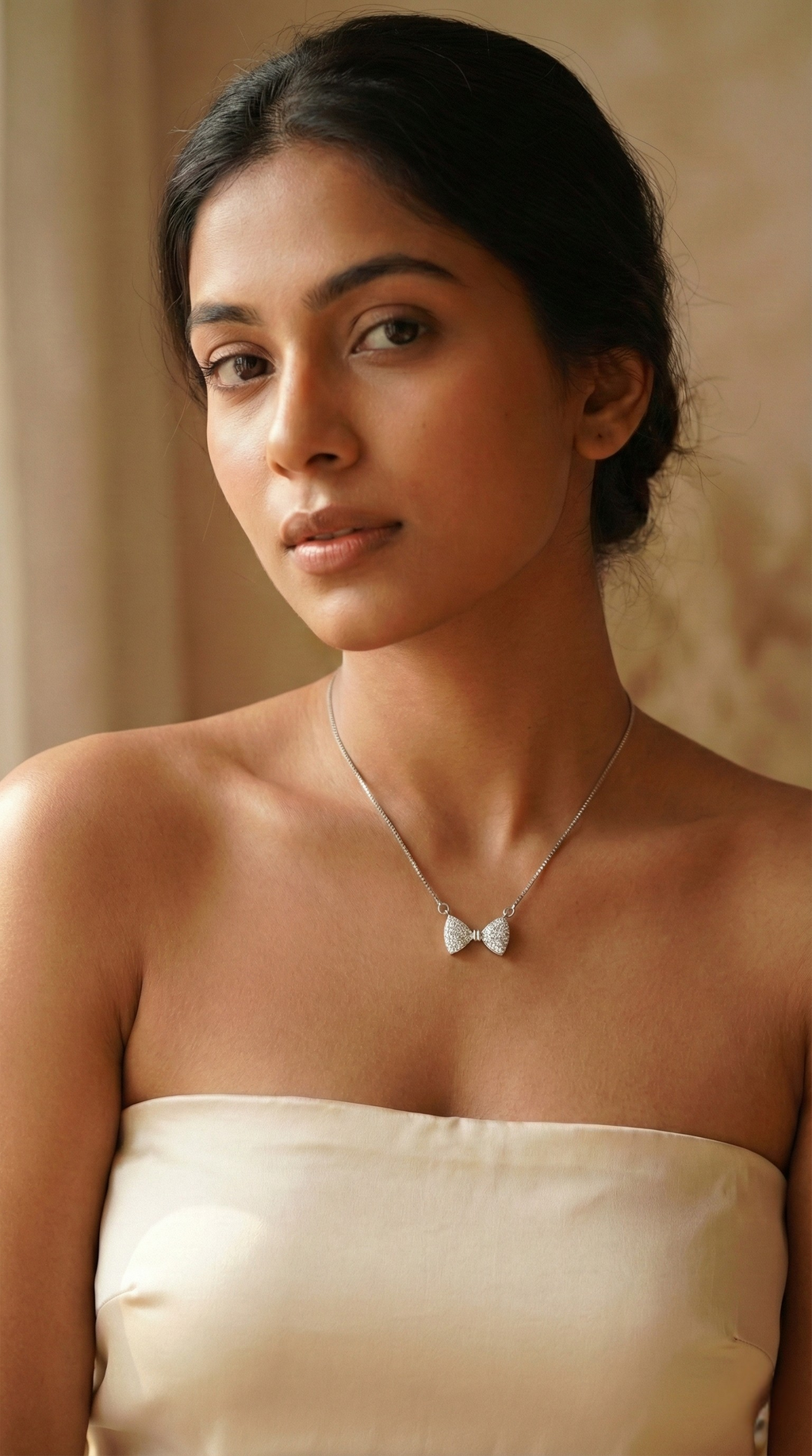 Lumi Bow Necklace | 925 Sterling Silver
