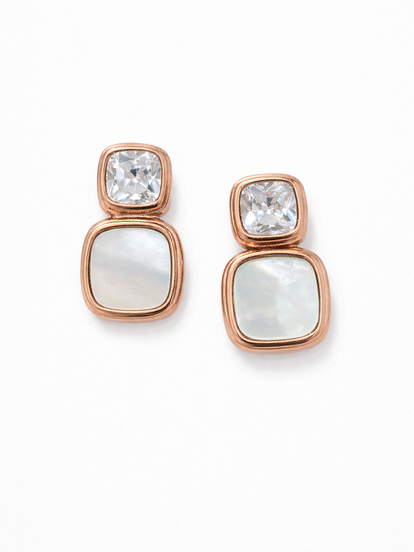 Nooré Prism Studs Earrings | 925 Sterling Silver