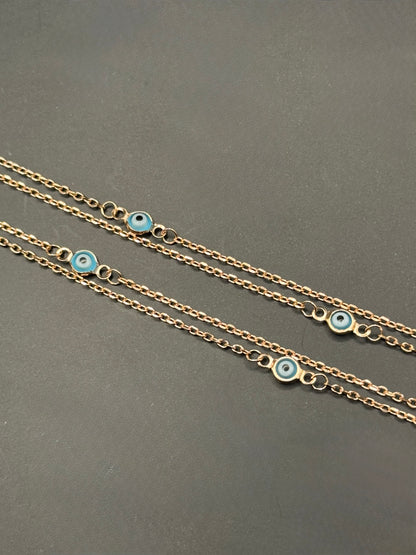 Evil Eye Layered Necklace