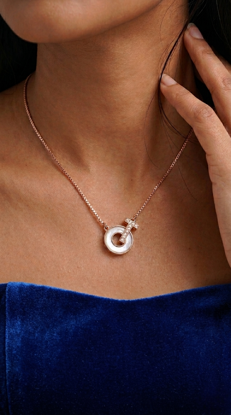 Evara Motif Pendant | 925 Sterling Silver