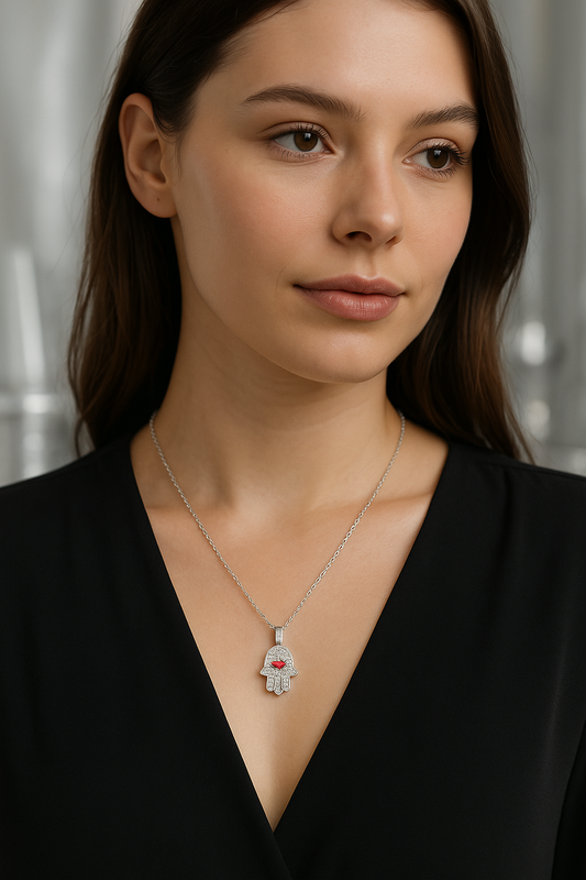Mystic Hamsa Necklace