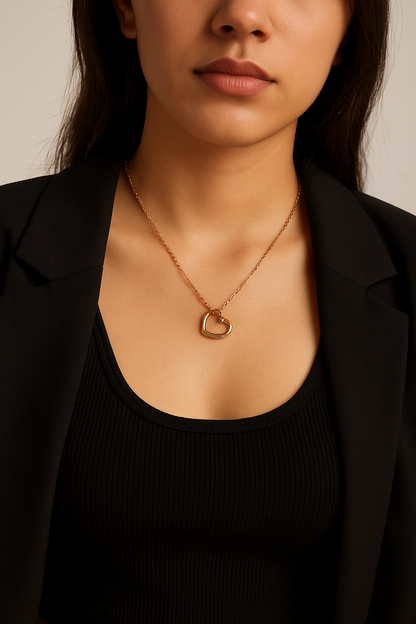 Amara Heart Sterling Silver Necklace