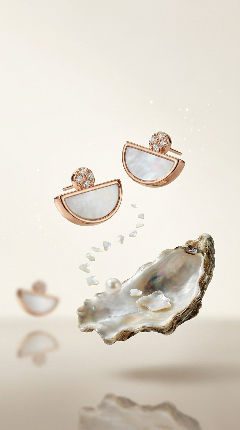Mirelle Arc Studs | 925 Sterling Silver