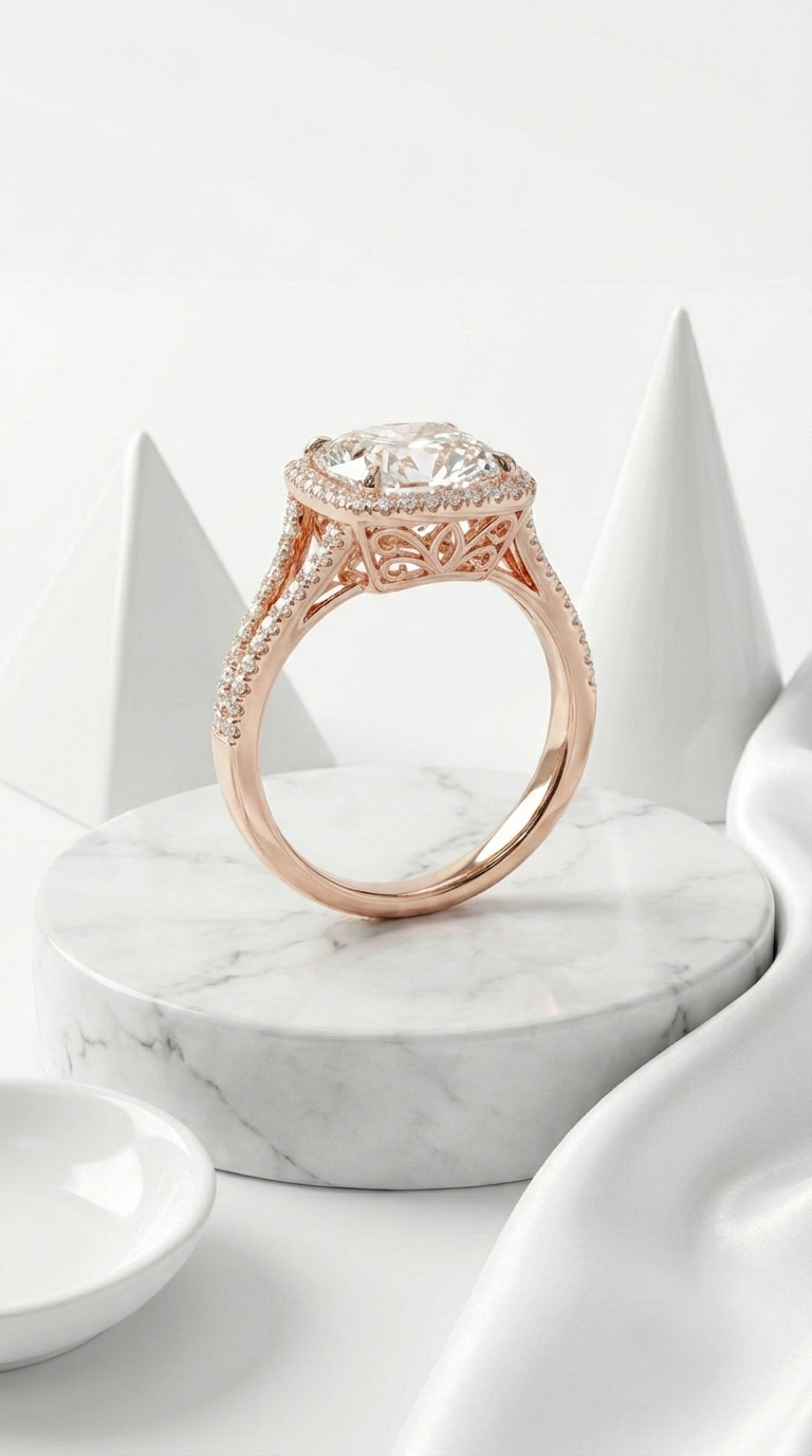 Aurelle Grand Éclat Ring | 925 Sterling Silver
