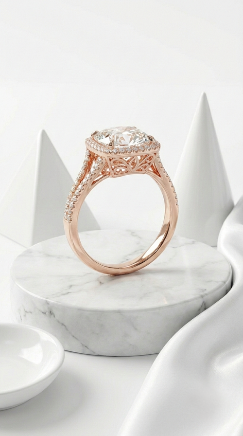 Aurelle Grand Éclat Ring | 925 Sterling Silver