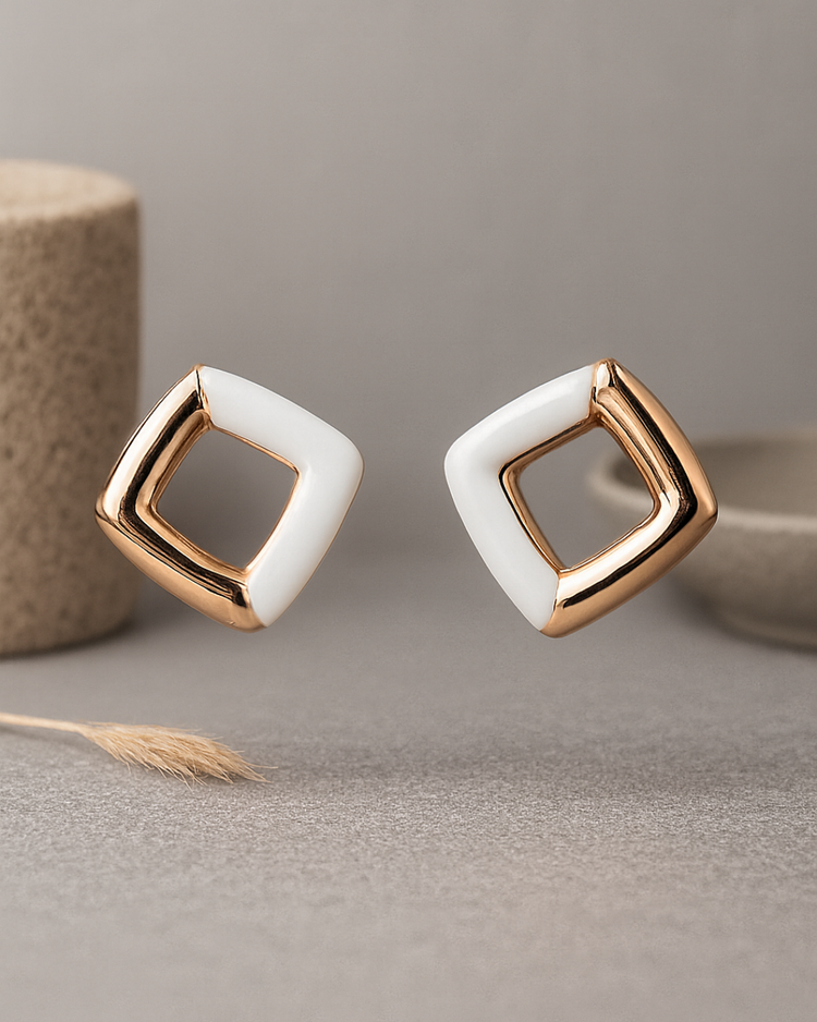 Dual Muse Earrings Sterling Silver