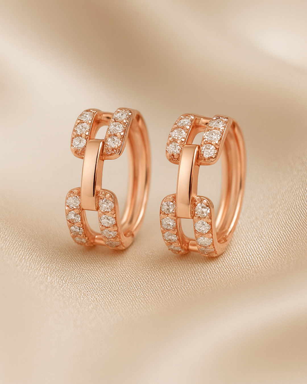 Eterna Pave Link Hopps - Demi Fine