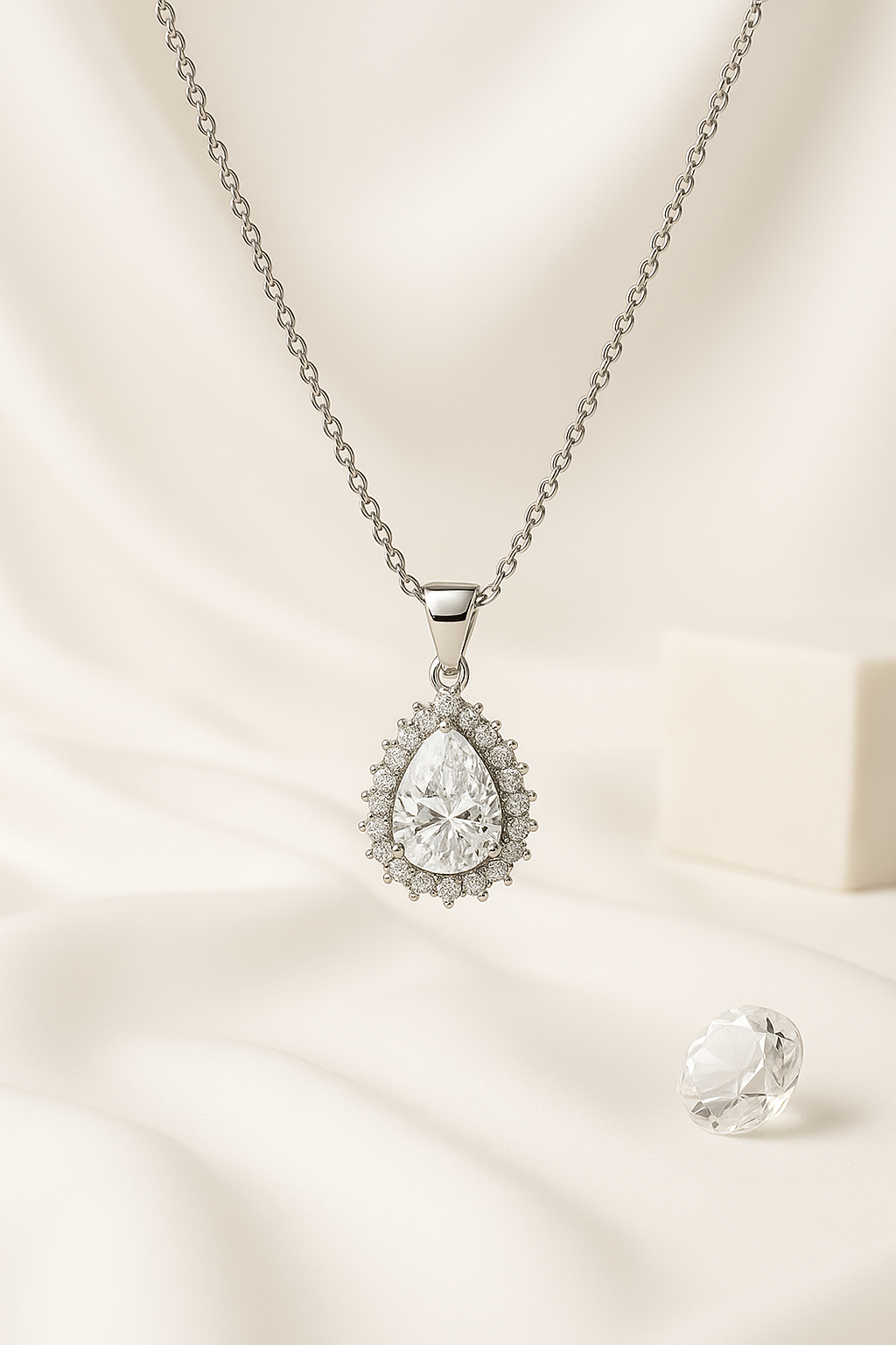 Lumière Pear Radiance Set | 925 Sterling Silver