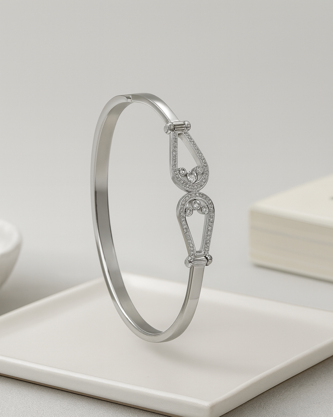 Duet Sparkle Kada Sterling Silver