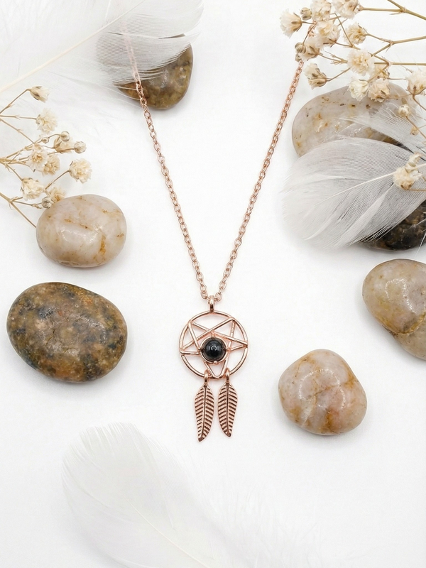 Veya Dreamcatcher Charm Necklace | 925 Sterling Silver