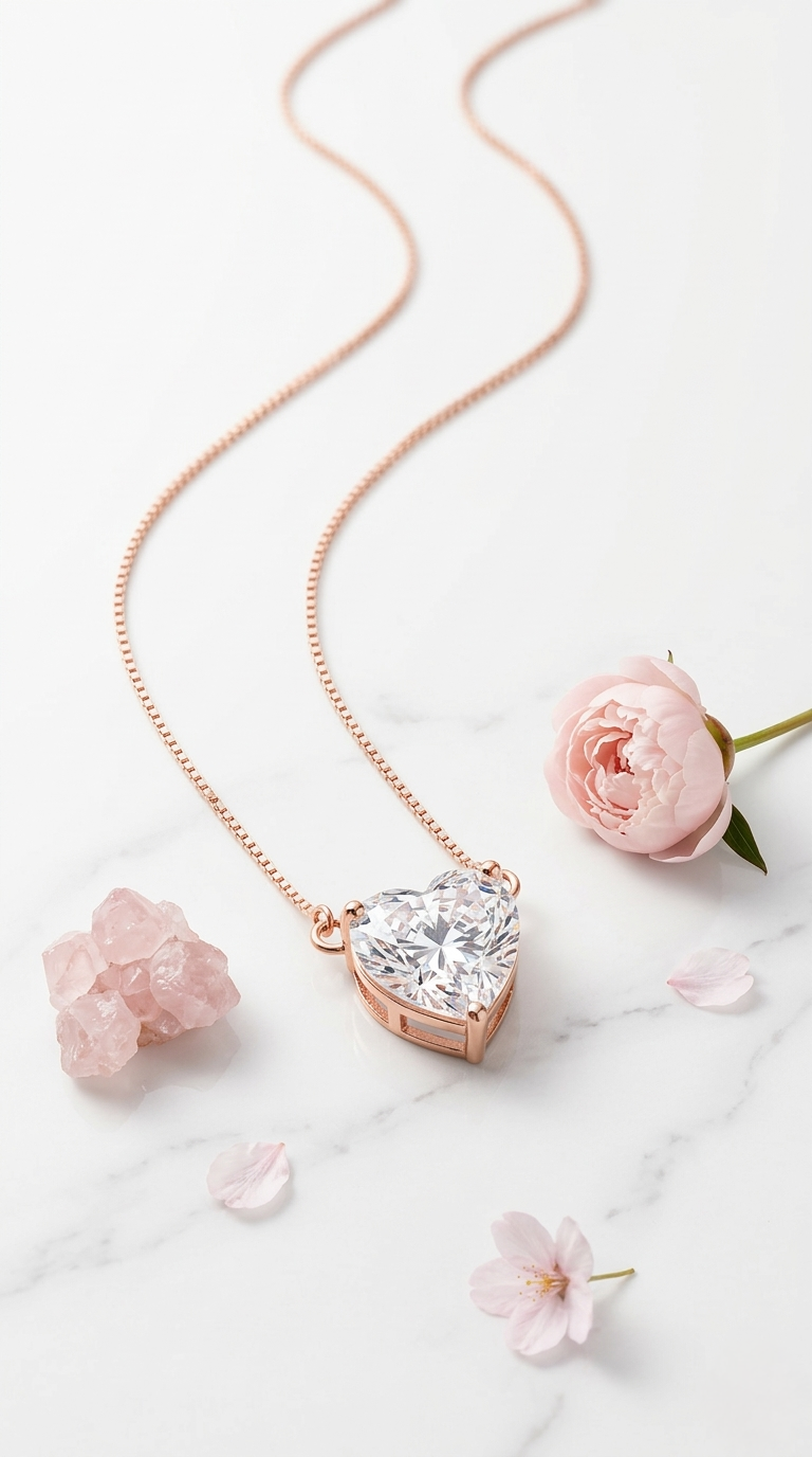 Élan Heart Necklace | 925 Sterling Silver