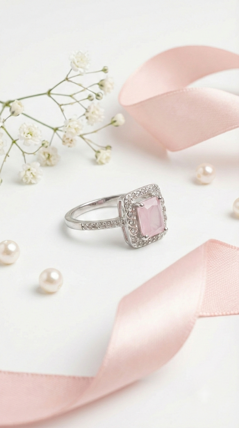 Rosé Lumière Ring | 925 Sterling Silver